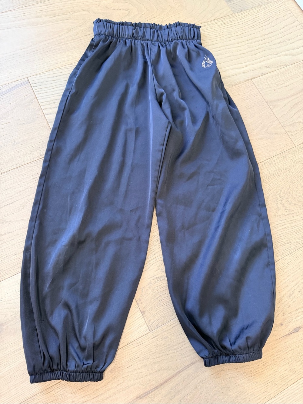 Zara Kids dance Black Elastic Waist Pants